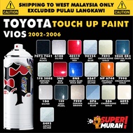 TOYOTA VIOS GEN 1 2002-2006 🚗 DIY Touch Up Paint Aikka Spray 370ml 0.5L 1L Cat Spray, Kereta Toyota 