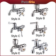 [PETSOLA] Garden Tap, Bathroom Sink Taps, G1/2 Thread Faucet Aerator Mixer Tap Wear Resistance Bath 