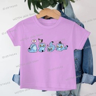 2026Fashion Casual Kids T-shirt KPop Demon Hunters Cool Girls Tee Top Funny Gift for Fans Cotton Tsh