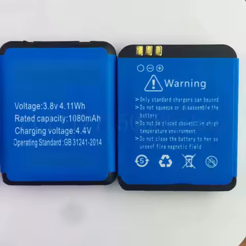 H1/W5 watch phone battery 1080mah 3.8V for SmartWatch Phone H1 W5 E7 V7K C3 batteries