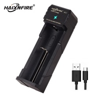 HaixnFire MC1 Battery Charger Smart Charge USB 18650 26650 18350 32650 21700 26700 26500 Li-ion Rech