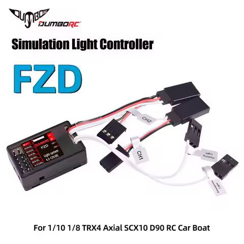 DUMBORC FZD Light Controller for DumboRC Transmitter 1/10 1/8 RC Car Universal