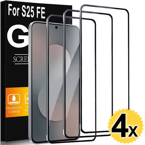 1-4Pcs Unlock Tempered Glass For Samsung Galaxy S25 FE 5G Screen Protector 9H Anti Scratch AR Protec