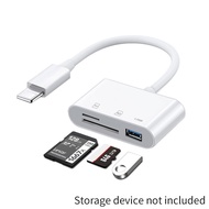 3 ใน 1 OTG มัลติฟังก์ชั่น อะแดปเตอร์ Card Reader Typec / micro / iPhone เครื่องอ่านการ์ด การ์ดหน่วยค