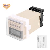 AC 220V 5A Programmable Double Delay Relay Device Tool DH48S-S