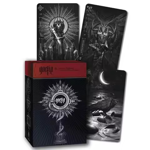 10.3*6cm Tarot Goetia Tarot In Darkness Tarot Card Game Party Table Board Game for Adult Tarot Deck 