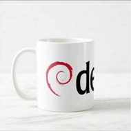 Coffee GLASS MUG GRADUATION SOUVENIR LINUX DEBIAN PROGRAMMER