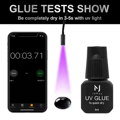 UV Eyelash Glue Black Lashes Glue Eyelashes Grafting Glue UV Black