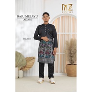 BAJU MELAYU ADAM BLACK HITAM MZ CEKAK MUSANG 12 WARNA