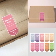 (10 Pcs) STICKER LABEL OPEN ME THANK YOU HAVE A NICE DAY