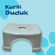 Strong Plastic Seat Chair Plastic Chair Short Chair Silver Benmore Short Chair Plastic Seat Chair/