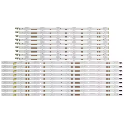 New 18 PCS/set LED Strip For Samsung UE55JU6872 UE55JU6872U UE55JU6870 UE55JU6850 UE55JU6850U UA55JS