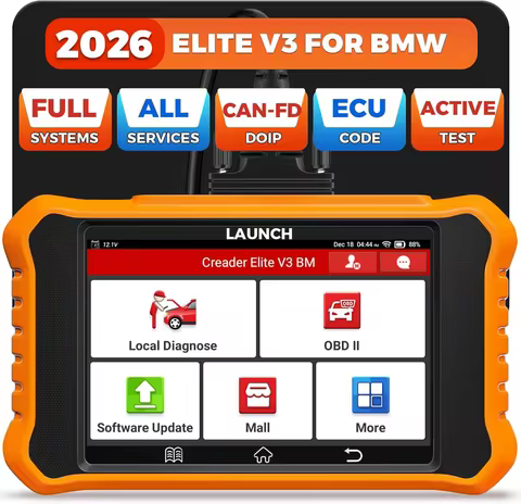 For Chrysler Benz Toyota For Honda/Ford LAUNCH X431 Elite 2.0 OBD2 Scanner,Bi-Directional Scan Tool,
