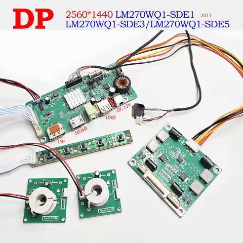 For iMac A1311 2560*1440 2K LCD Driver Board DP/HDMI/USB LM270WQ1(SD)(E3) LM270WQ1-SDE3 display with