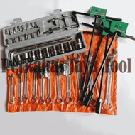 MATA Wrench Package Socket Wrench + Socket Wrench Set 27 pcs + 4 pcs T-Wrench + Socket Bit 22 24 mm