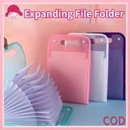 13-Layer Handle Folder Long File Organizer Expanding File Folder Portable Folder Bag with Handle