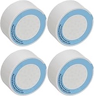 PUREBURG Replacement Filter Compatible With Brondell Cartridge FF-30 Shower Head,4-Pack (2.75" D x 1