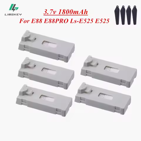3.7V 1800mAh RC Drone Battery Accessory For E88 E88PRO Ls-E525 E525 PRO Mini Uav Drone Battery Speci