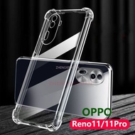 Case For OPPO Reno 11 Pro 5G Reno11F Reno 11F Reno11 Reno 11Pro Thin Transparent Frameless Phone Case For Reno11pro Reno11p Reno 11 F Clear Hard PC Back Cover