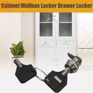 HARRIETT Cam Lock Tubular Security For Cupboard Door Cabinet W/2 16-30mm Mailbox Lock