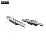 [CHiWANJi] Aircraft Carrier Toy Destroyer Model, Simulation Ship Type 055, Warship Models for Party 