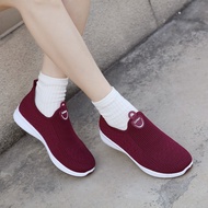 LVR LV0342 Women's Slip-On Sports Shoes Without Laces Women's Knitted Shoes