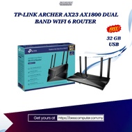 TP-LINK ARCHER AX23 AX1800 DUAL BAND WIFI 6 ROUTER