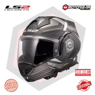 LS2 FF901 CARBON HORIZON MATT SILVER GREY