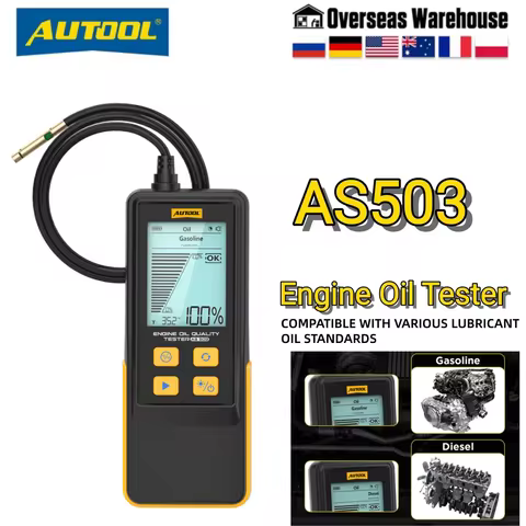 AUTOOL Digital Engine Oil Tester with 2.8inch LCD Car Oil Quality Detector Tester Tool Engine POA Oi