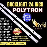 premium BACKLIGHT TV LED 24" INC POLYTRON