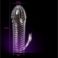 ❦High Quality Adult Sex Products Crystal Cock Rings Reusable Condom Sexy Toys Penis Sleeves Penis Extension Cock Rings