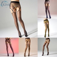 KIMI-Pantyhose Anti-snagging Clubwear Garter Pantyhose Mesh Stockings Nylon