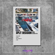 Wooden Poster Wooden Frameless Poster Cover Music Album Split Decision Central Cee like earth poster