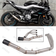 For CFMoto 675SR-R 675NK 675SS 2024 2025 Motorcycle Exhaust Full System Header Front Pipe With Muffl