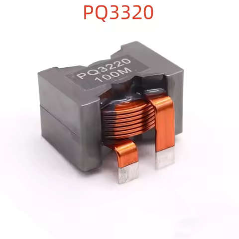 1PCS High current inductor 10uH 50A energy storage filter plug-in flat copper wire core coil PQ3320 