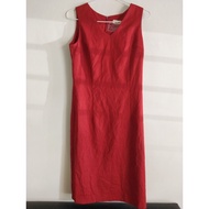 Dress Merah Panjang 40cm ❤️ Tag: XS-S