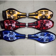 Snakeboard/Waveboard 2-Wheel Skateboard Stick