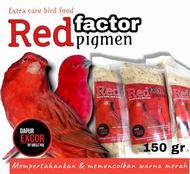 Pakan Kenari Pencerah Warna Bulu Kenari Merah Red Factor Pigmen Excor - 150gr