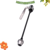 KEATHS 2PCS Bike Trainer Quick Release Skewer, Silver Steel Quick Release Rear Wheel Skewer, Rear Wh