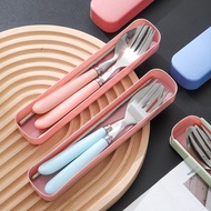 COD Set Stainless Steel Portable Cutlery Set Dining Tools Tableware