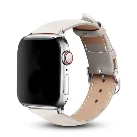 starlight Leather Strap Bracelet for Apple Watch 7 band 6 se 5 4 45mm 42mm For Iwatch Series 3 2 44m