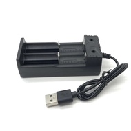 2 Slots USB Dual 18650 Charging 3.7V Rechargeable Lithium Battery 18650 Battery Charger For 18500/18