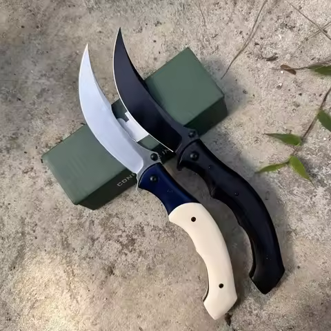 7471 Multi-function Carving Knife 8Cr13Mov Steel Blade Outdoor Tactical Hunting Knife EDC Multi-purp