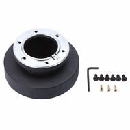 Black Durable Aluminum Racing Steering Wheel Hub Adapter Boss Kit For BMW E36