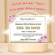 Remembering Sticker 7/40/100/1000 days haul tahlil