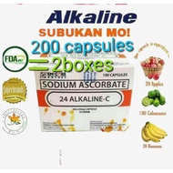 COD┅☜UMALL-2BOXES 24 ALKALINE C BY EMCORE 100 CAPSULES PER BOX WITH FDA ORIGINAL AND AUTHENTIC/IMMUN