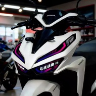 SEAMETAL Kilay Tint Eyebrow Headlight Sticker HONDA VARIO 125/150 Click 125i V3 V4 V2 for Motorcycle