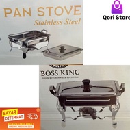 Qori Store - Boss King Stainless Buffet Full Set Stainless Buffet/ Boss King Full Set Buffet/