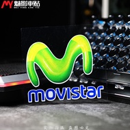 Phantom Car Sticker 46 Rossi MOVISTAR MOTOGP Sponsor Sticker Motorcycle Reflective Sticker
