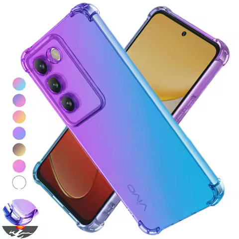 Shockproof Gradient TPU Case for VIVO V40 SE V30 Lite 5G V30e V29 V29e Protective Cover Fundas Coque